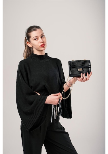 Ççs Kadın 17791 Omuz Ve El Çantası Siyah