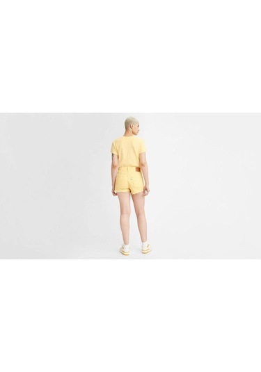 501 Original Kadın Şort-5382 Sarı