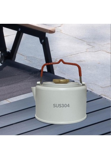 Pazly Kamp Su Isıtıcısı 1.2 Litre Açık Hava Çaydanlığı Beyaz - Pratik Ve Taşınabilir Beyaz