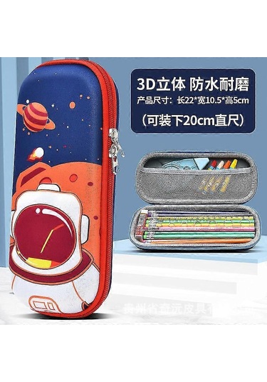 Oyun Sevimli Kalem Kutusu Büyük Kapasiteli Kırtasiye Kutusu Okul Öğrenci Öğrenme Saklama Çantası Plastik Kalem Kutusu2 Çok Renkli