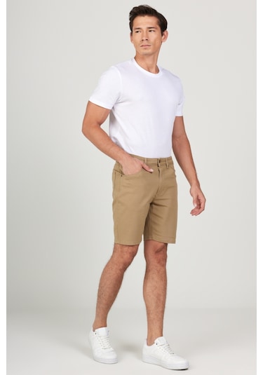 Lee Regular Fit Normal Kesim Normal Bel Bej Şort L78DJHCC75 Bej