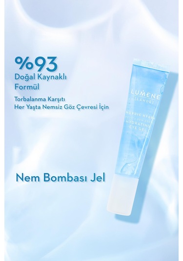 Lumene Purifying Dew Drops Hydrating Nemlendirici Göz Çevresi Bakım Jeli 15 ML