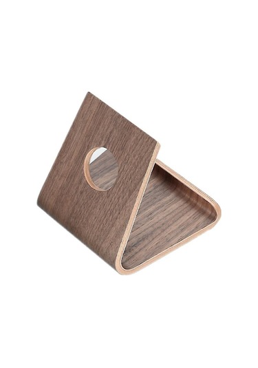 Evrensel Ahşap Stand Bambu Cep Telefonu Tutucu Standı Hafif İnce Cep Telefonu Standları İphone Uyumlu Taşınabilir 1 Adet-kahverengi