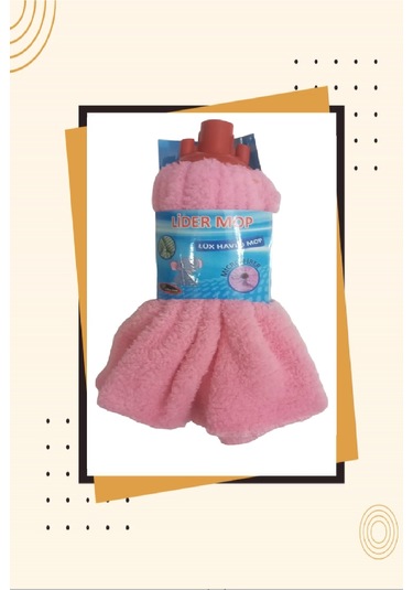 Lider Mikrofiber Welfost Mop Yedek Paspas Ucu Pembe