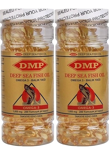Dmp Omega 3 Balık Yağı 1000 Mg 2X200 Softgel