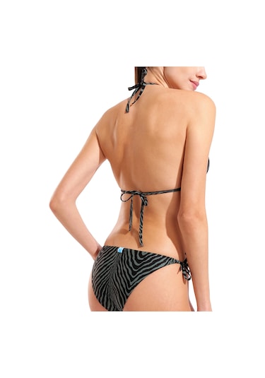 Arena Water Print Triangle Kadın Siyah Yüzücü Bikini 007085506