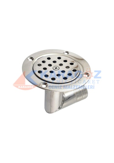 KROM DİRSEKLİ YER SÜZGECİ 32MM