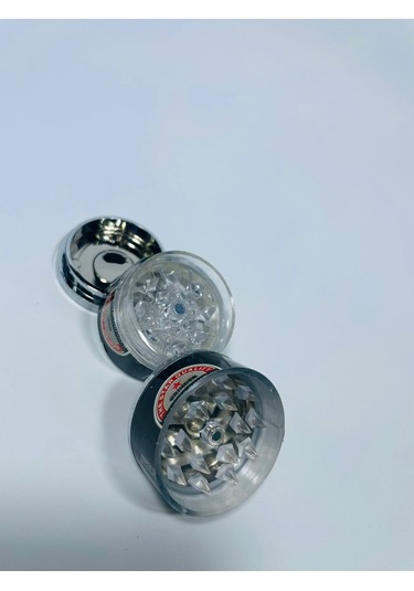 Plastik Pil Modeli 3Parça Grinder Tutun Öğütücü//42mm