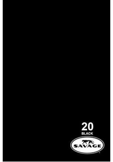 Savage Kağıt Fon 2.72 M X 11M - Siyah