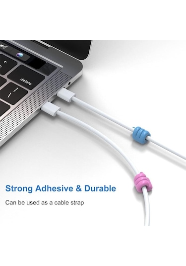 Mavi Duvar Askı Kanca Çok Fonksiyonlu El Duvar Klip Kapı Arkası Tuşları Kule Organizatör Kanca Tel Veri Hattı Tutucu Araba Aksesuarları Kanca 2pcs Mavi