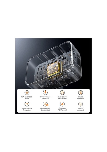 Ebitda Joyroom Jr-tcw01 17w Evrensel Seyahat Adaptörü Siyah - 200 Ülke İçin Uygun