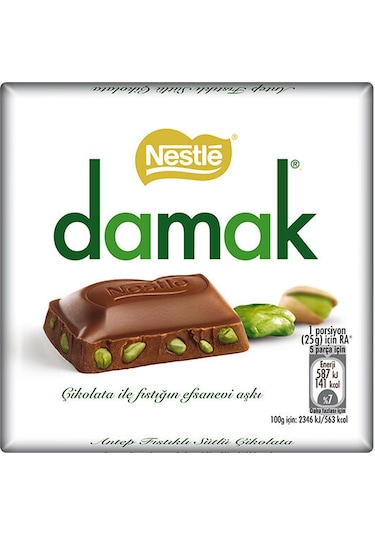 Nestle Damak Antep Fıstıklı Çikolata 6 x 65 G