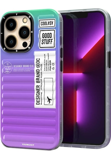 iPhone 14 Pro Uyumlu Kılıf YoungKit The Secret Color Serisi Kapak