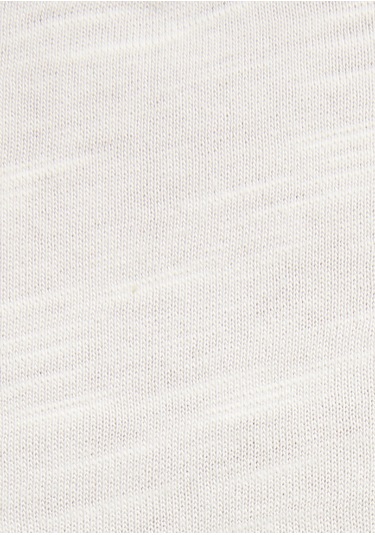 Mavi - V Yaka Ekru Basic Tişört 1614178-80194