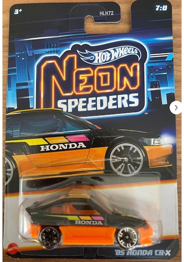 Hot Wheels Neon Speeders '85 Honda Cr-x Siyah