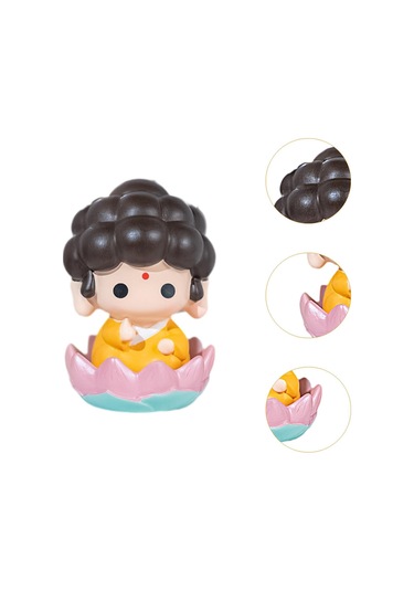 Suntek Otel Yatak Odası Oturma Için Buda Heykeli Prop Küçük