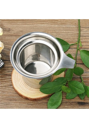 Jms Paslanmaz Çelik Hasır Demlik Çay Süzgeci Çaydanlık Drinkware Mutfak