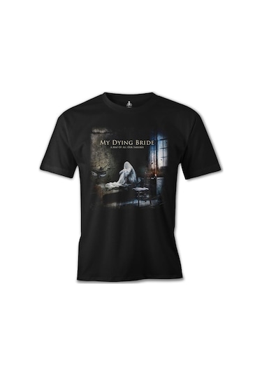 My Dying Bride  The Map Baskılı Siyah Erkek Tshirt 001