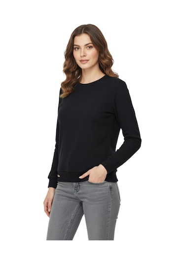 Linsolita Kadın Sıfıryaka Sweatshirt Bgl-st05116 Siyah