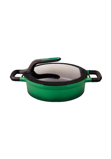Berghoff 8501532 Gem Stay Cool Pilav Tenceresi Forest 24 Cm Yeşil