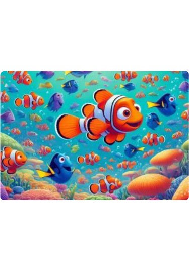 Nemo Dikdörtgen Pasta Yenilebilir Resim Baskı 28 19 Cm