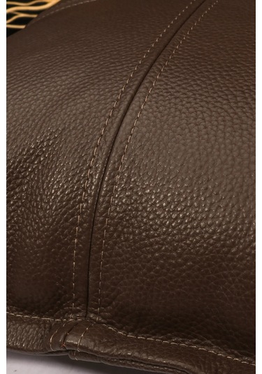 Premium Dekoratif Deri Kahverengi Kırlent Kılıfı/ev Ve Ofis Için Gerçek Deri 45x45cm Kırlent Kılıfı Kahverengi