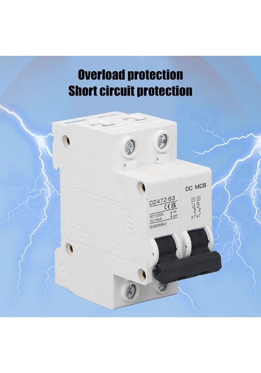 Aubyhe Güneş Enerjisi Fotaovoltaik Dc Devre Kesici 2p 1000v 40a: Aşırı Yük Ve Kısa Devre Koruması, Magnetik Ark Söndürme Sistemi