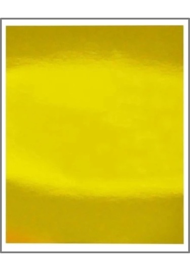 Metalik Fon Kartonu 50x70 Altın Rulo Şeklinde - 2 Adet