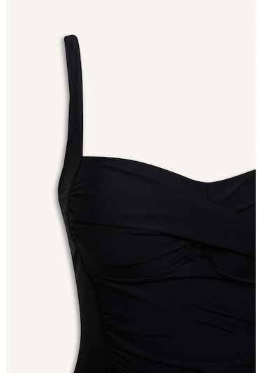 DeFacto Regular Fit Askılı Tankini-Fall in Love E3292AX25SMBK81