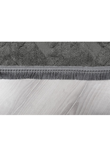 My Evilla Modern Dekoratif Lara Antrasit Dokuma Halı
