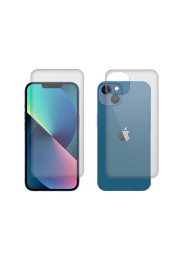 Microcase Apple Uyumlu iPhone 13 Full Ön Arka Kaplama Koruma Filmi