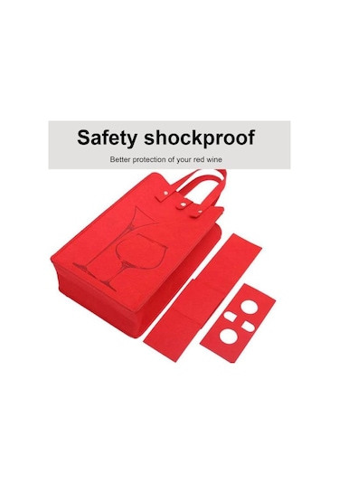 Şarap Kırmızısı Çanta Kalın Uzun Büyük Yük Taşıyan Şarap Hediye Kolu Yeniden Kullanılabilir Firma Dikiş Düşmeyi Önleme Şarap Kırmızısı