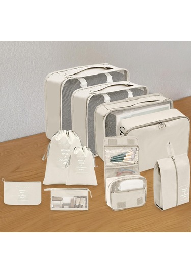 Suntek 10 Adet Sıkıştırma Ambalaj Küpleri Seyahat Bagaj Diğer