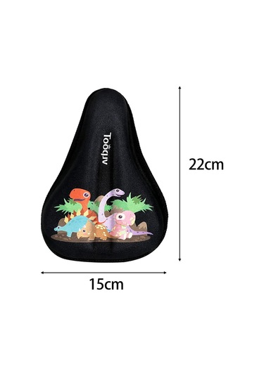 Suntek Çocuk Bisikleti Koltuk Minderi Örtüsü Küçük Siyah-s Siyah