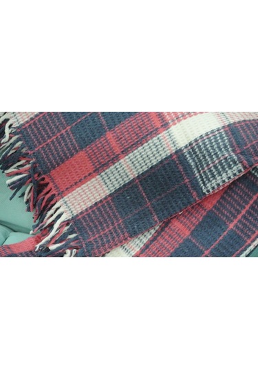 Fluffy Pamuklu Çift Kişilik Peluş Battaniye Çok Renkli