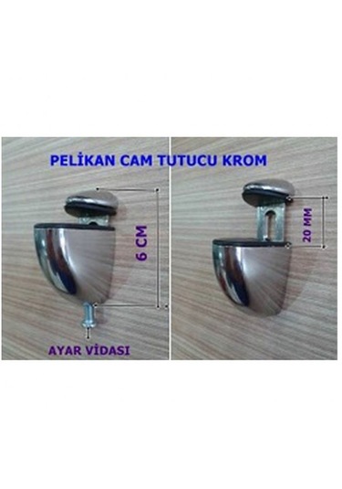 Pelikan Ayarlı Etejer Krom