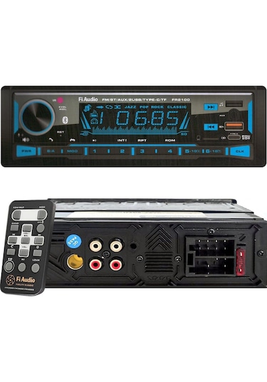 Fi Audio Fr-2100 Oto Teyp 4x50 Watt Bluetooth Carlive 2xusb Type-c Sd Fm Aux Lucest Yeni