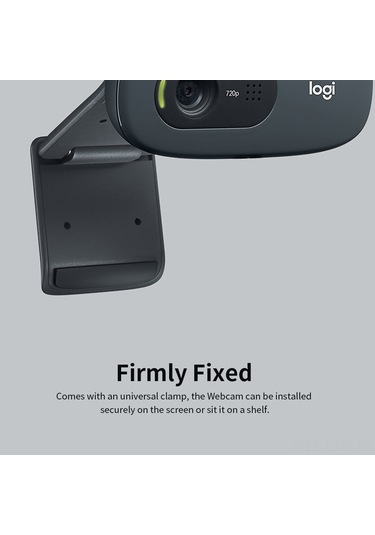 Ranyeek Logitech C270i Webcam 720p 30fps 5mp Otomatik Işık Düzeltme Gürültü Azaltıcı Mikrofon Evrensel Klem Laptop Bilgisayar İçin