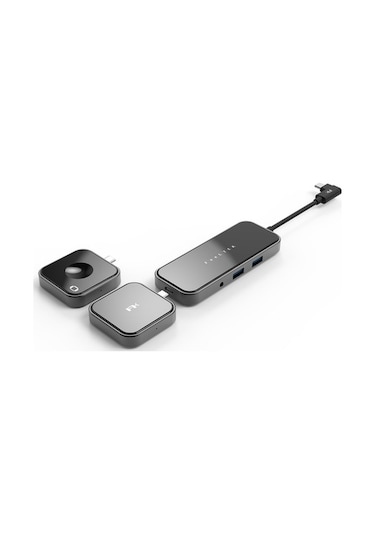 Type-C Hdmı Dönüştürücü Watch Apple Uyumlu AirPods Qi Wireless 4K Hd-Siyah