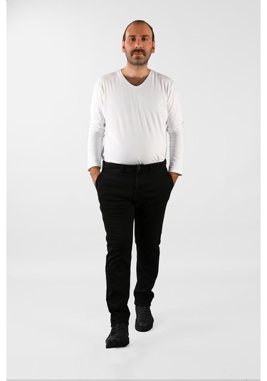 Erkek Büyük Beden Fleto Cep Kot Pantolon 3Ja/6650 001