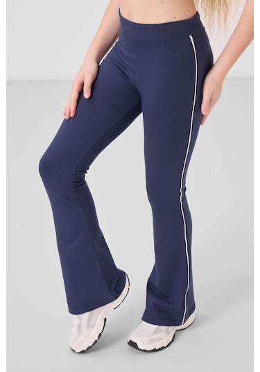 Ekru-indigo Pamuklu O Yaka Standart Fit Basic İspanyol Paça Kız Çocuk Tayt Takım - 75192 Ekru/indigo Ekru - İndigo Ekru-indigo Pamuklu O Yaka Standart Fit Basic İspanyol Paça Kız Çocuk Tayt Takım - 75192 Ekru/indigo Ekru - İndigo