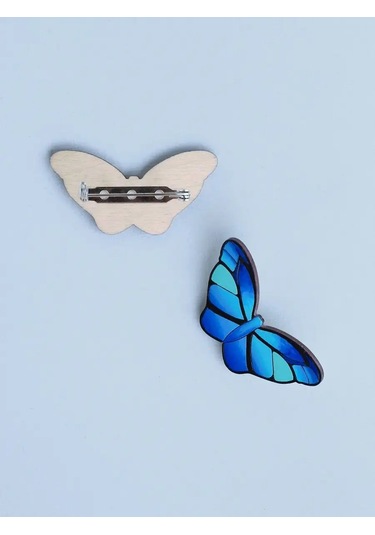 Wood Accessories Broş İğnesi, Rozet İçin Taban, Broş İçin Tabaka 155148307 Gri