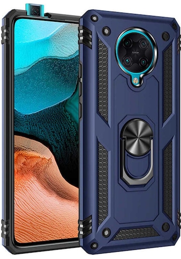 Xiaomi Redmi K30 Pro Kılıf Zore Vega Kapak Mavi