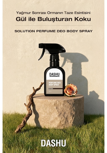Dashu Solution Perfume Deo Body Spray Deep Woody