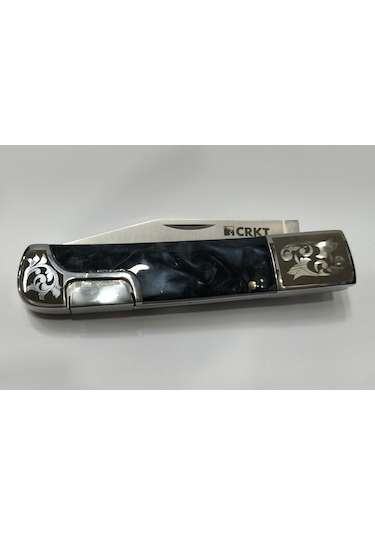 CRKT Marka kılıflı Katlanabilir Kamp Çakı-21 cm-(CR-G001) Mavi