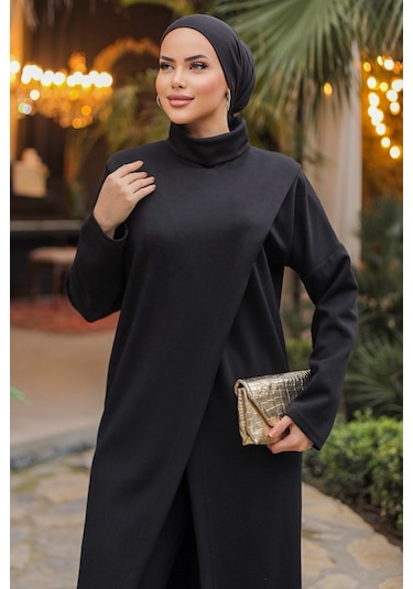 Asimetrik Kesim Takım 791 - Siyah