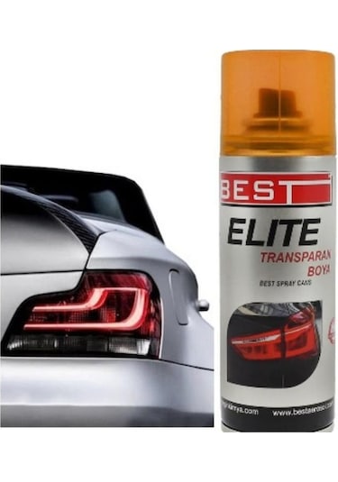 Best Elite Transparan Far Boyası 200 ML Turuncu
