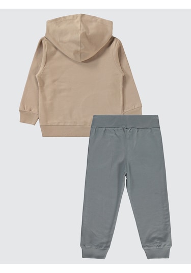 Civil Boys Erkek Çocuk Eşofman Takımı 2-5 Yaş Bej Bej