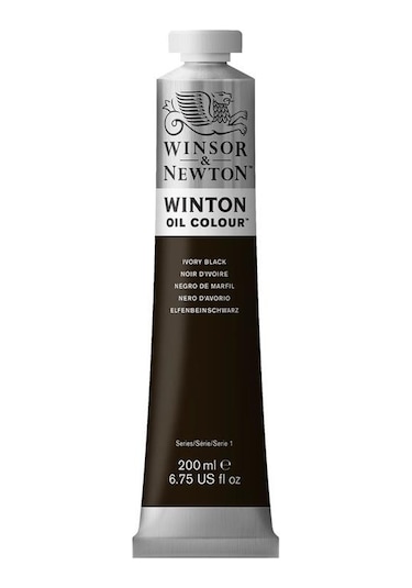 Winsor Newton Winton Yağlı Boya 200ml N:24 Ivory Black