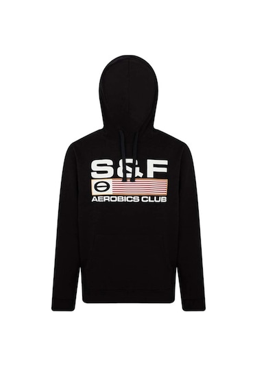 Superfly Men Kapüşonlu Sweat Erkek Siyah Sweatshirt 23159-2 Superfly Men Kapüşonlu Sweat Erkek Siyah Sweatshirt 23159-2